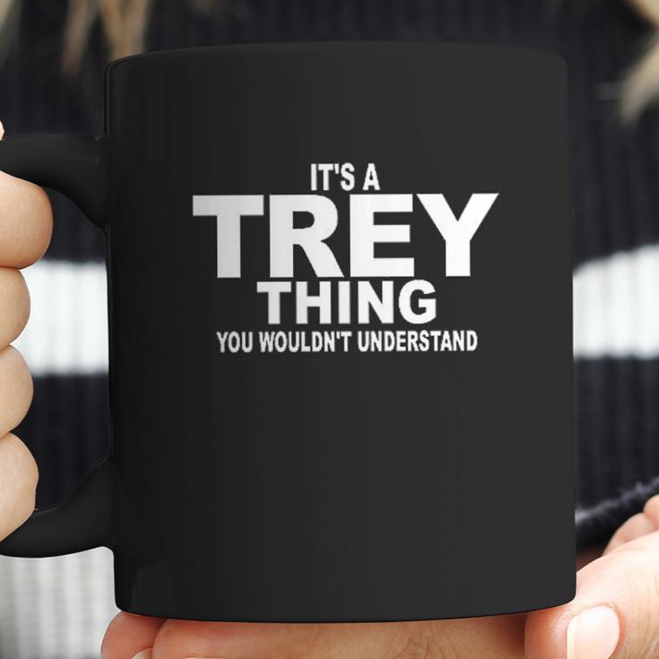 Stuff With Attitude Trey Thing Black Coffee Mug