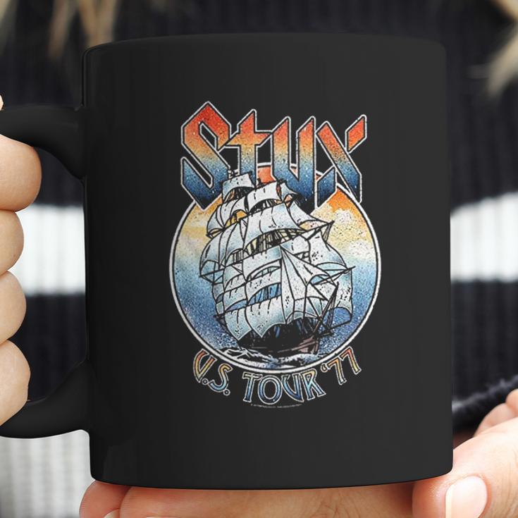 Styx 1977 Tour Black Coffee Mug