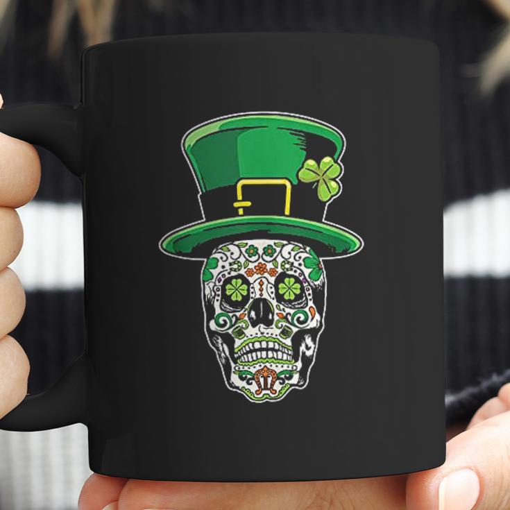 Sugar Skull Saint Patricks Day Of Dead Coffee Mug