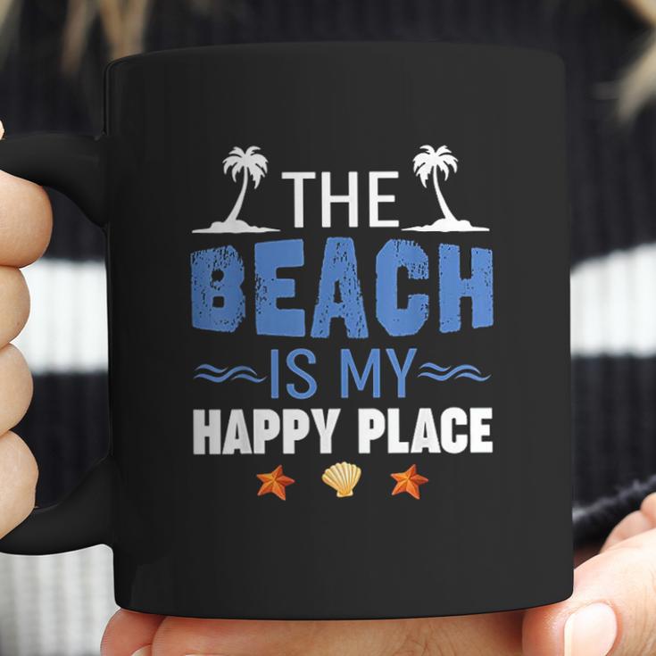 Summer Vacations Outfit The Beach Is My Happy Place Coffee Mug