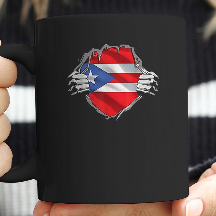 Super Puerto Rican Heritage Puerto Rico Roots Flag Gift Coffee Mug