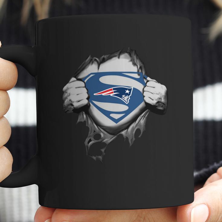 Superman New England Patriots Shirt Coffee Mug