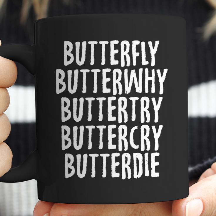 Swimmer Butterfly Butterdie Funny Sports Swimmings Coffee Mug