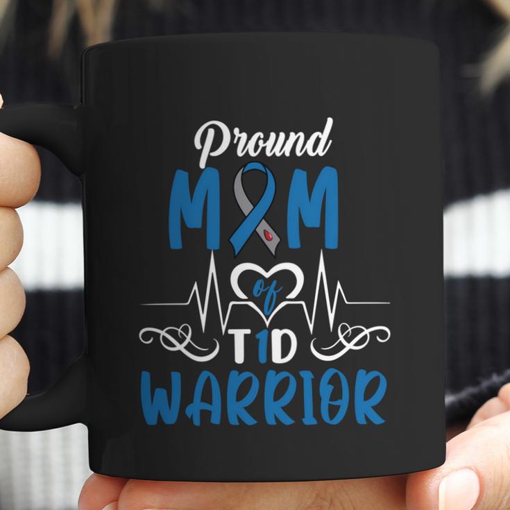 T1d Proud Mom Diabetes Awareness Type 1 Insulin Pancreas Gift Graphic Design Printed Casual Daily Basic Coffee Mug