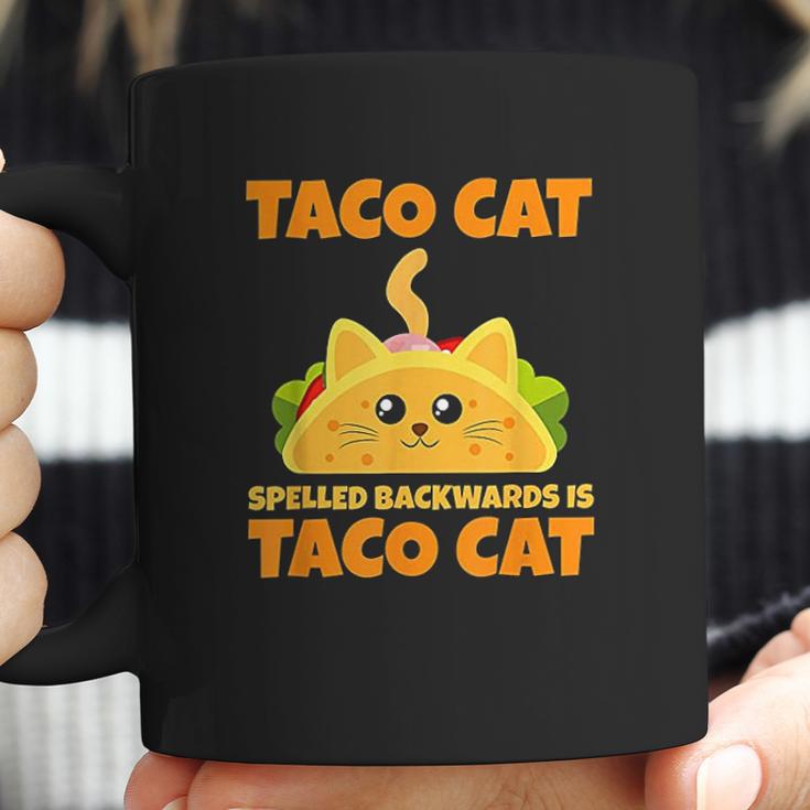 Tacocat Spelled Backwards Taco Cat Cinco De Mayo Gift Coffee Mug