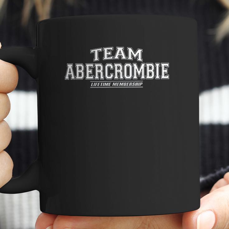 Team Abercrombie Proud Family Surname Coffee Mug