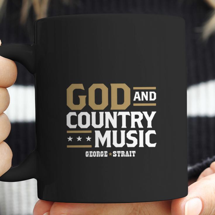 Teehappy God And Country Music George Strait Coffee Mug