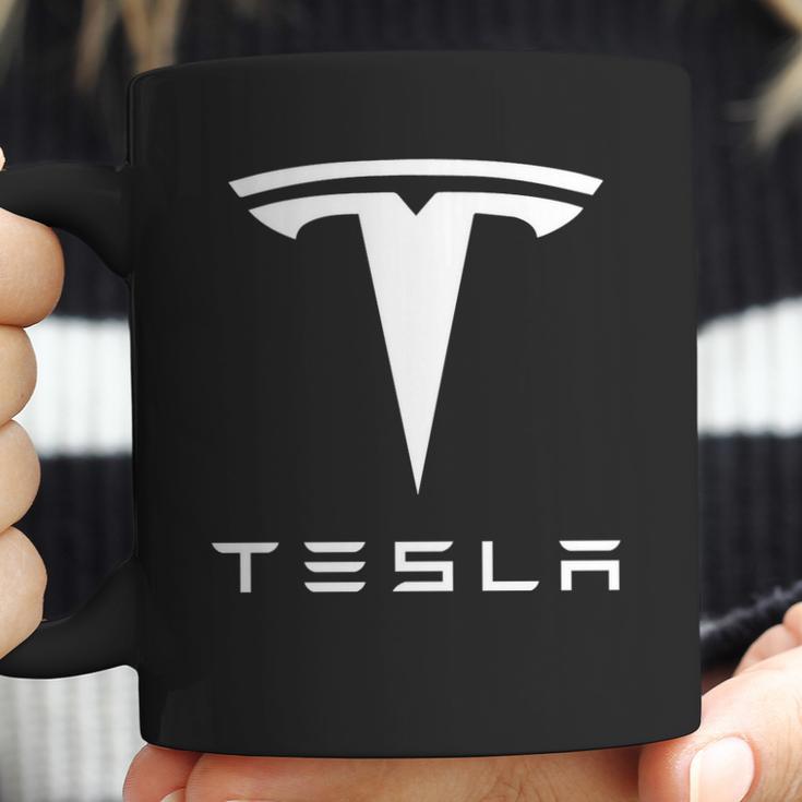 Tesla Logo Merchandise Shirt Coffee Mug