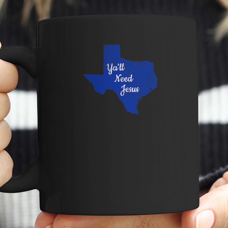 Texas Christian Funny Yall Need Jesus Design Coffee Mug