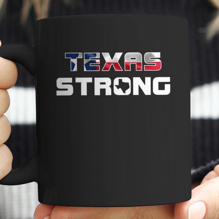 Texas Strong State Flag Logo Coffee Mug