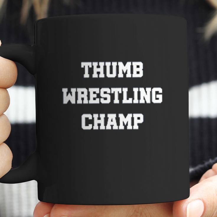 Thumb Wrestling Thumb Wrestler Gift Thumb Wrestling Champ Coffee Mug