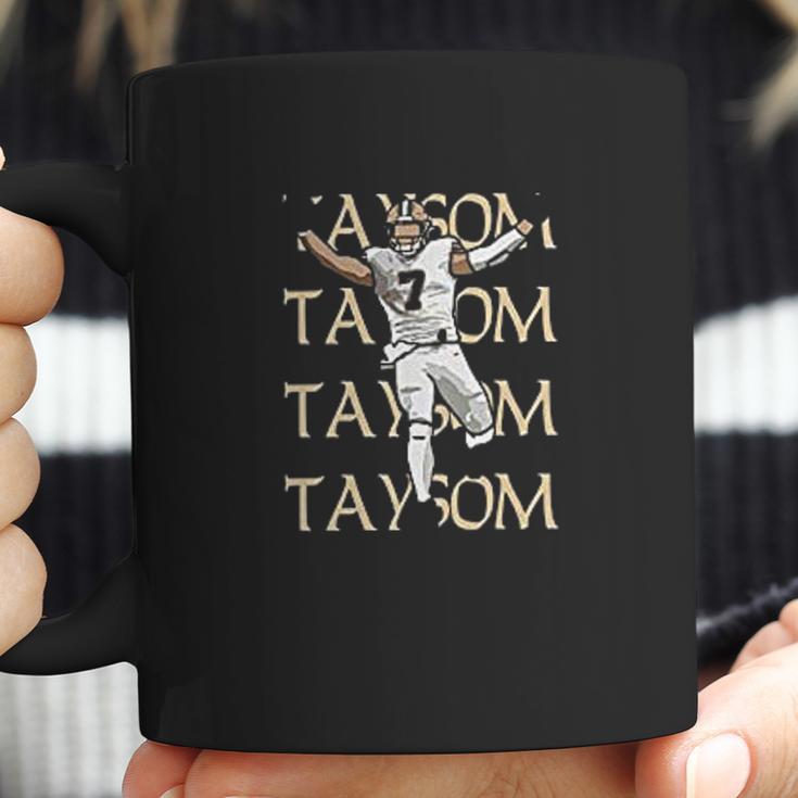 Tobin Clothing Black New Orleans Taysom Text Pic Coffee Mug