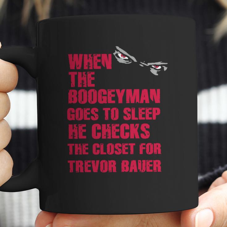 Trevor Bauer Cleveland Baseball Sports Boogeyman Coffee Mug