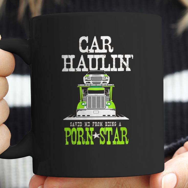 Truck Driver Car Hauler Porn Star Coffee Mug