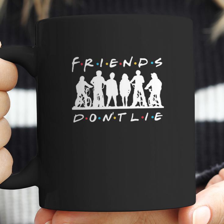 Tv Show Hawkins Middle School Stuck In The Upside Down Friends Dont Lie Coffee Mug