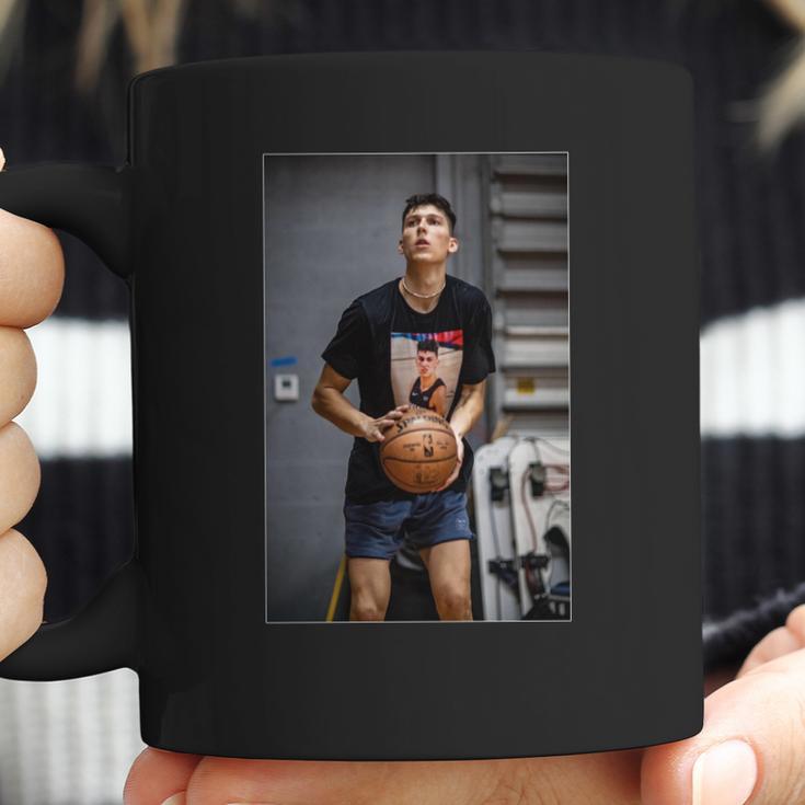 Tyler Herro Snarl Playing Basketball Coffee Mug