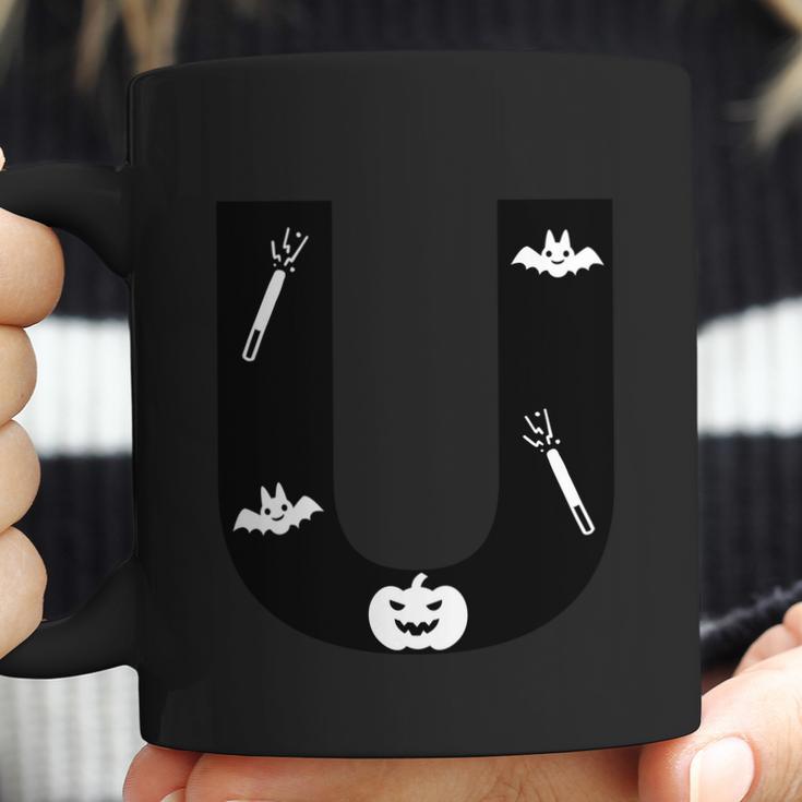 U Name Character Magic Stick Dracula Pumpkin Halloween Quote Coffee Mug