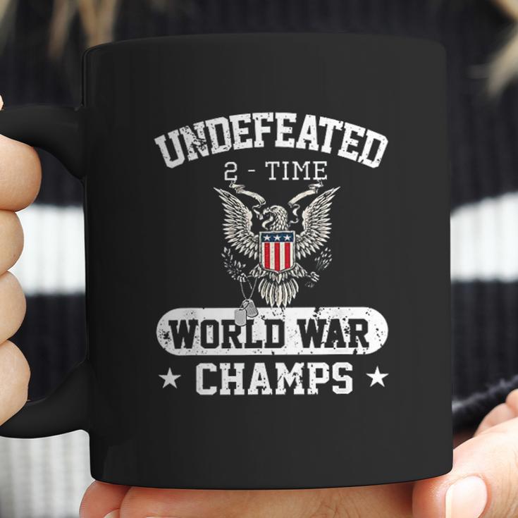 Undefeated World War Champs Veterans Day Gift Coffee Mug