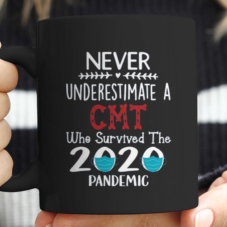 Never Underestimate Who Survived The Pandemic Cmt Coffee Mug