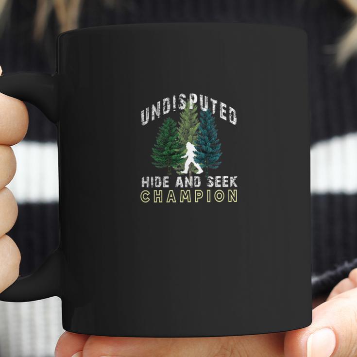 Undisputed Hide And Seek Bigfoot Champion Yeti Funny Coffee Mug