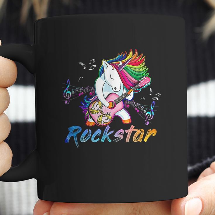 Unicorn Rock Star Guitar Rockin Coffee Mug