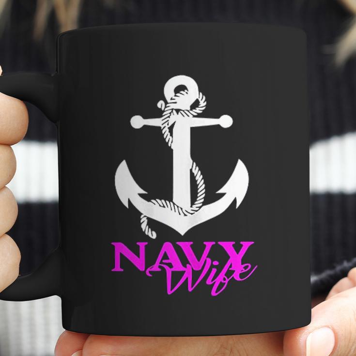 Us Navy Usn Proud Navy Wife Coffee Mug