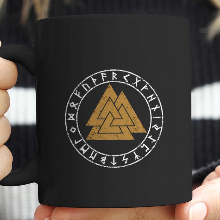 Valknut Odins Knot Norse Coffee Mug