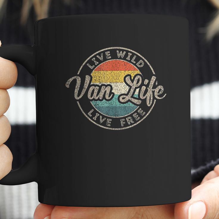 Van Life Clothing Retro Vintage Van Dwellers Vanlife Nomad Coffee Mug