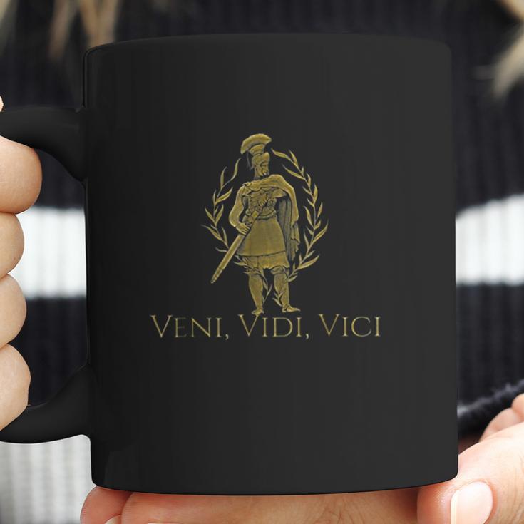 Veni Vidi Vici Gaius Julius Caesar Spqr Latin Quote Coffee Mug