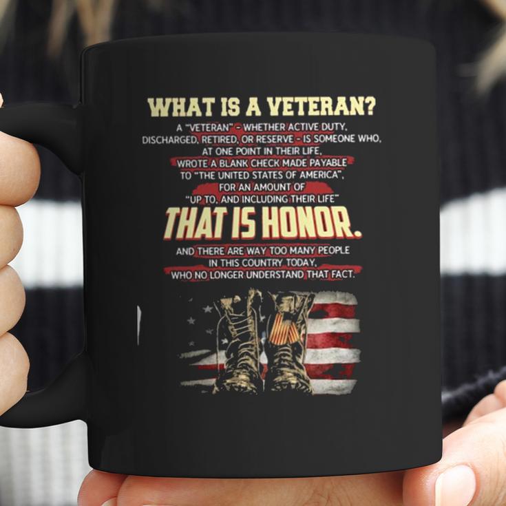 What Is A Veteran That Is Honor 2022 New Gift Coffee Mug