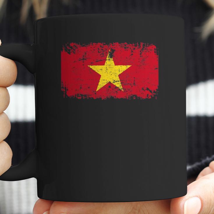 Vietnam Flag Vintage Men Women Kids Vietnam Coffee Mug