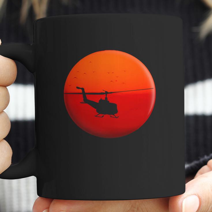 Vietnam Helicopter Sunset Coffee Mug