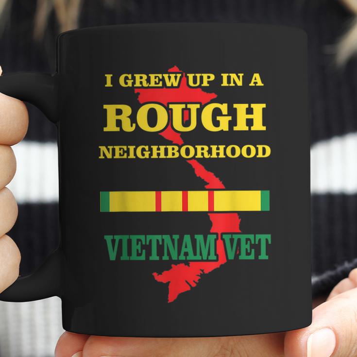 Vietnam Veteran - I Grew Up In A Rough Neighborhood Men Women T-Shirt Graphic Print Casual Unisex Tee Coffee Mug