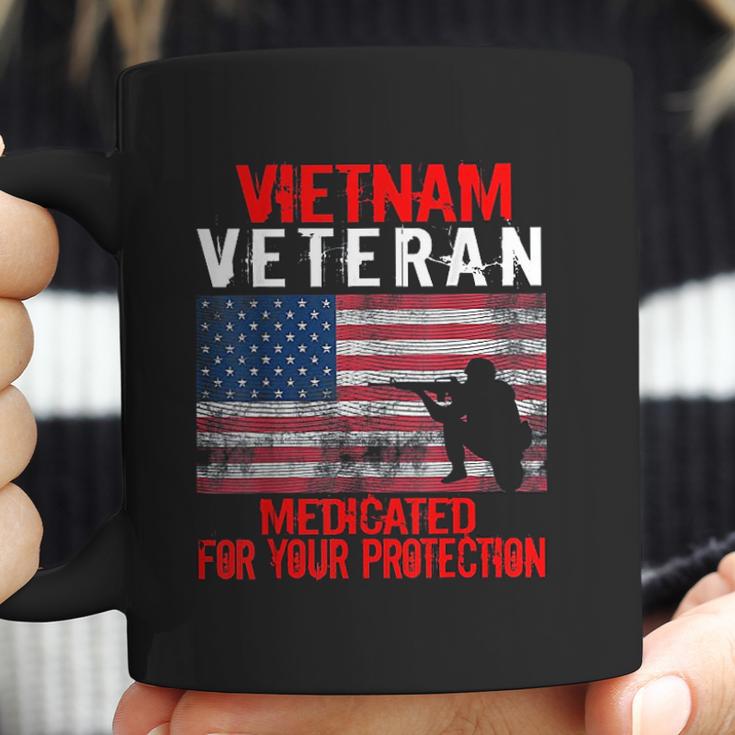 Vietnam Veteran Medicated For Your Protection Coffee Mug