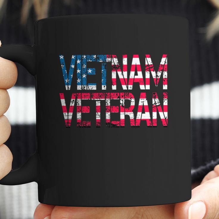 Vietnam Veteran Vintage Us Flag Vietnam Vets Gift Cool Gift Graphic Design Printed Casual Daily Basic Coffee Mug