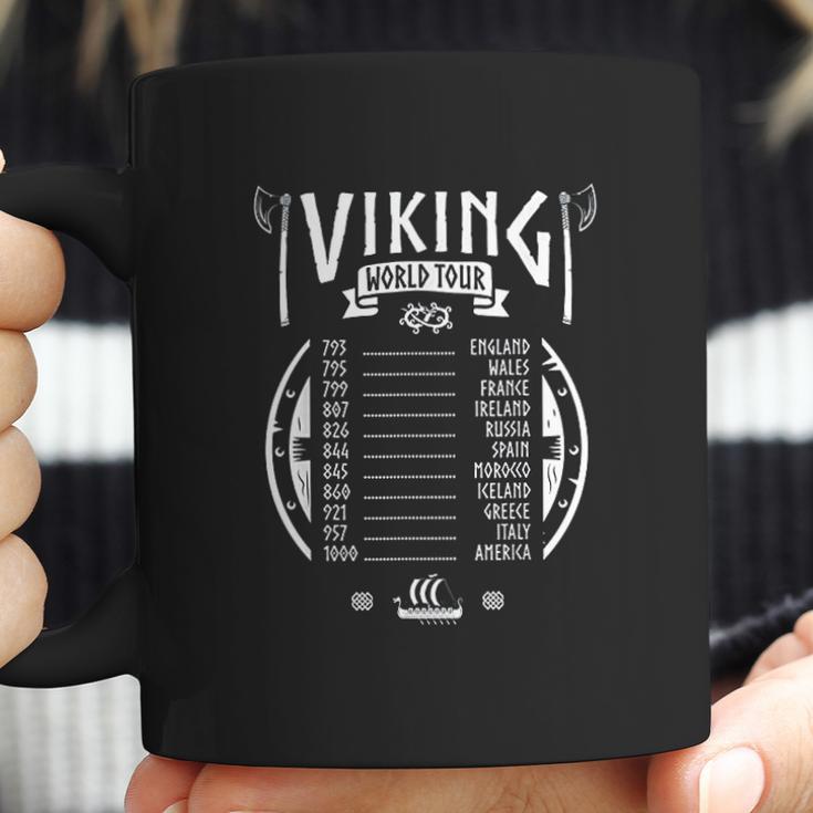 Viking World Tour Dates Odin Norse Viking Mythology Gift Coffee Mug