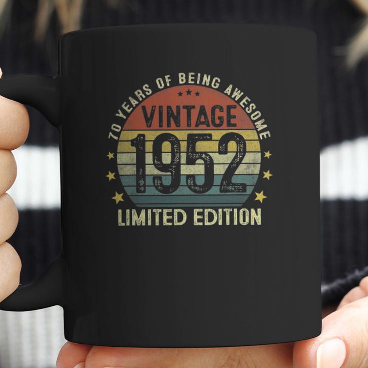 Vintage 1952 70 Years Old Gifts 70Th Birthday Gifts For Men Coffee Mug