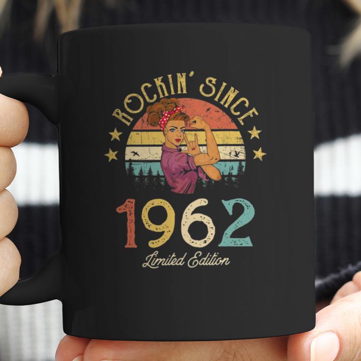 Vintage 1962 Rockin Since 60Th Birthday Women 60 Years Old Coffee Mug