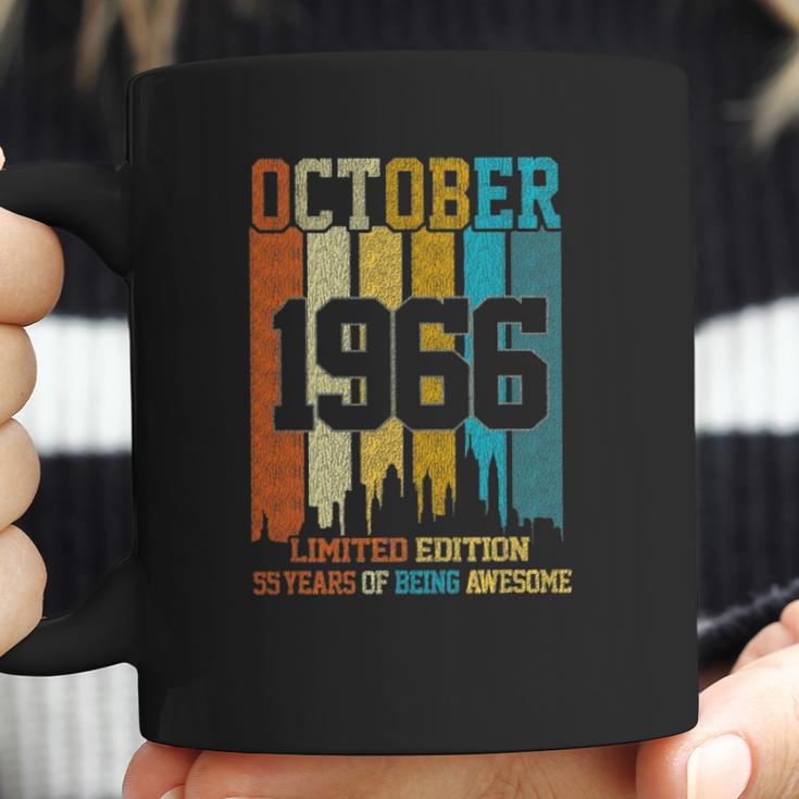 Vintage 1966 55 Years Old Made In October 1966 55Th Bday Coffee Mug