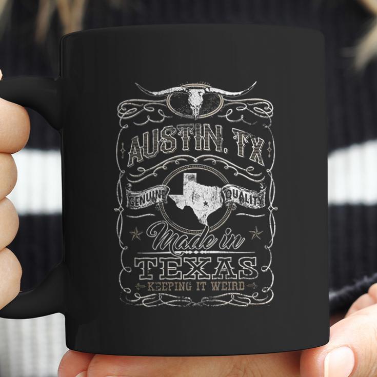 Vintage Austin Texas Keep Austin Weird Texas Coffee Mug