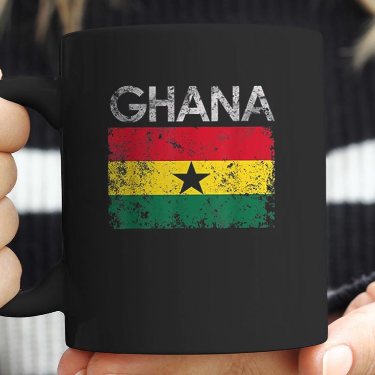 Vintage Ghana Ghanaian Flag Pride Gift Coffee Mug