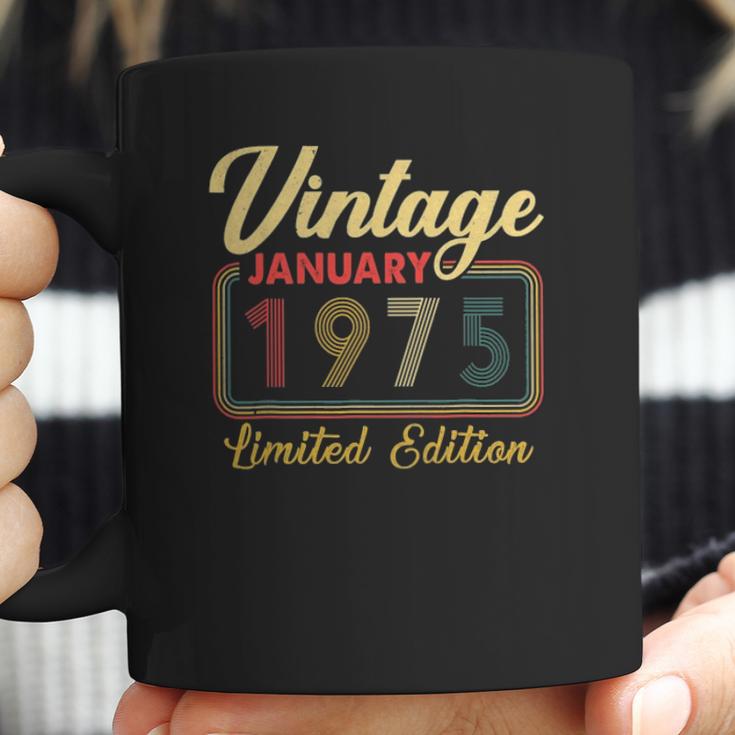 Vintage January 1975 Limited Edition 47 Years Old Birthday Coffee Mug