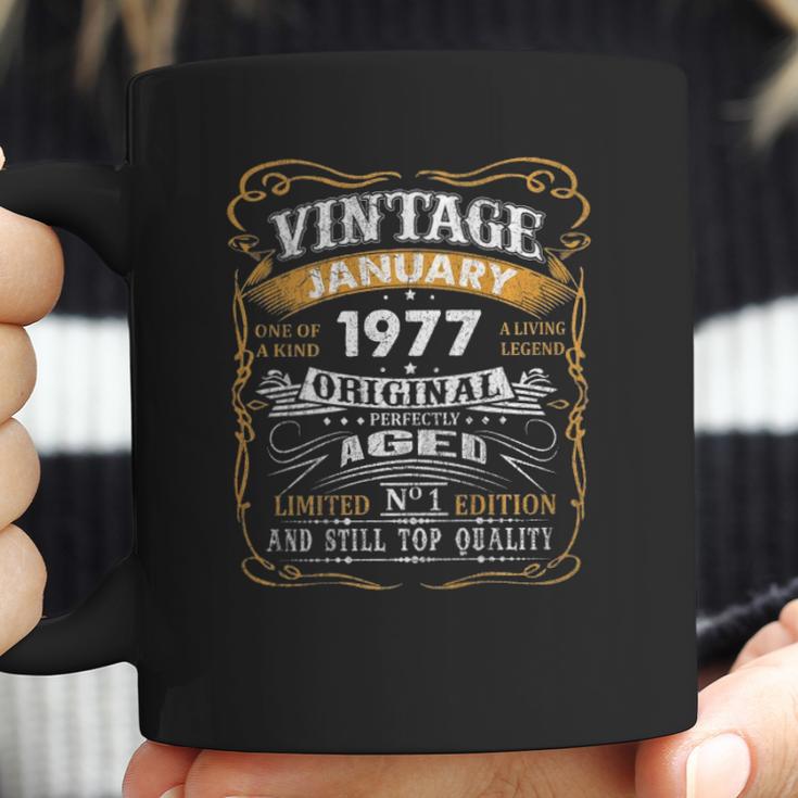 Vintage January 1977 45 Years Old 45Th Birthday Gift Coffee Mug