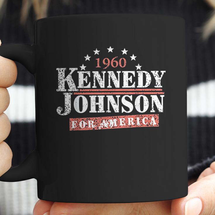 Vintage Kennedy Johnson 1960 Presidential Campaign Coffee Mug