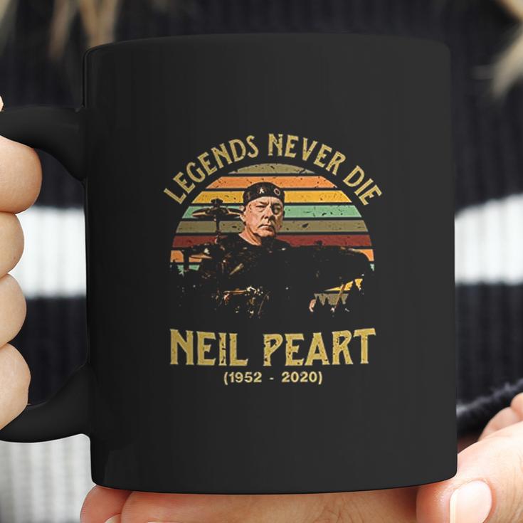 Vintage Neil Peart Legend Never Die Coffee Mug