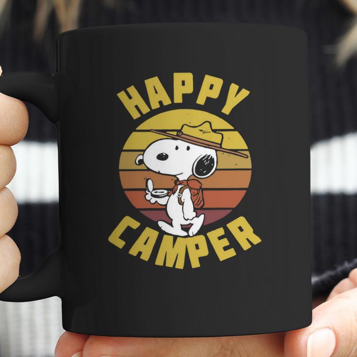 Vintage Peanuts Snoopy Happy Camper Coffee Mug