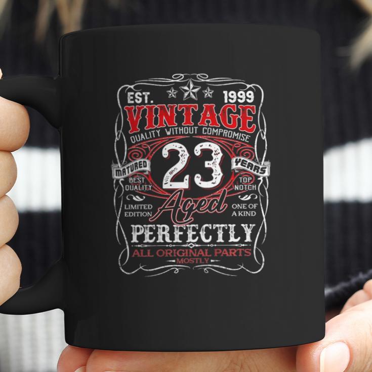 Vintage Retro Est 1999 23Rd Birthday 23 Years Old Gifts Coffee Mug