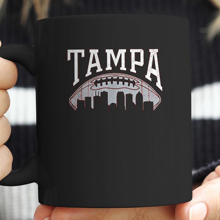 Vintage Tampa Bay Football Skyline Coffee Mug