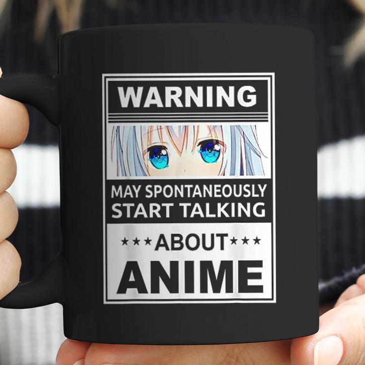 Warning May Spontaneously Start Talking About Anime Manga Coffee Mug