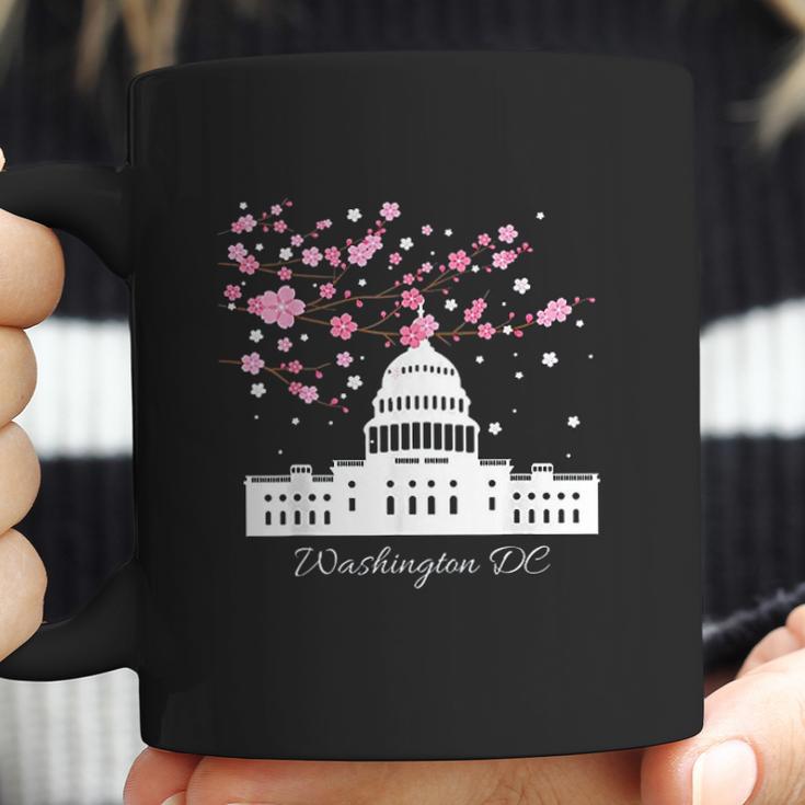 Washington Dc Capitol Building Cherry Blossoms Coffee Mug